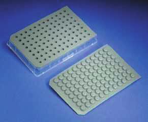 Molded Liners for Standard 96-Well Microplates Designed to fit Standard 96-Well Microplates. Silicone provides excellent resealability, resists coring and tearing after multiple needle injections.