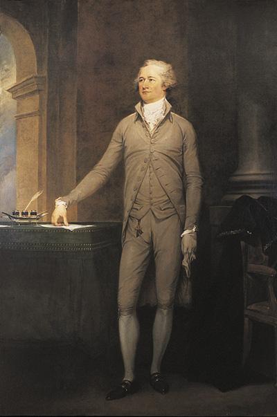 Alexander Hamilton by John Trumbull, 1792