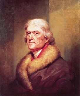 Thomas Jefferson by Rembrandt Peale, 1805