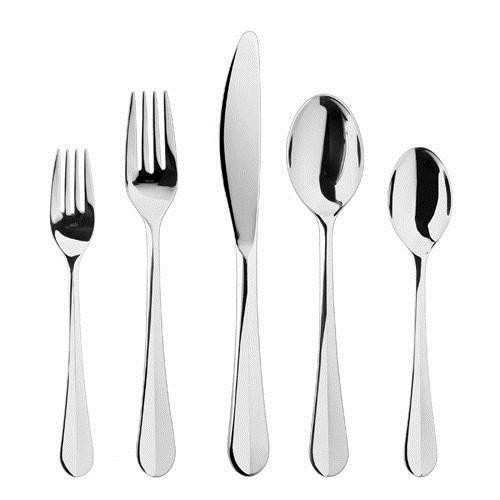 grasses etches modern flatware with casual, natural