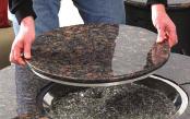 all burner sizes Granite tables come with lazy susan or add a lazy susan ring