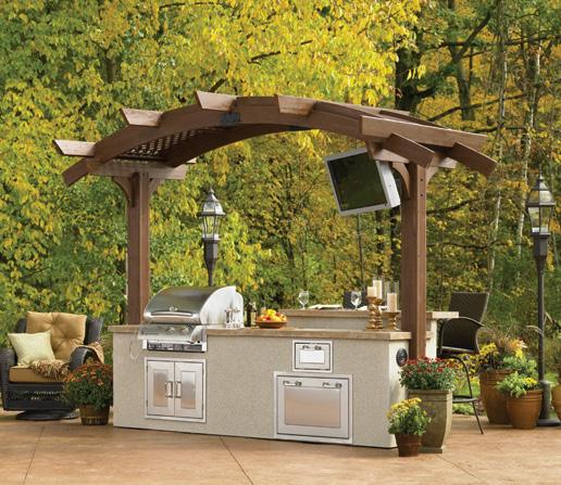 custom outdoor kitchens Create your own custom outdoor