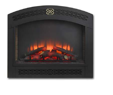 built-in electric fireplaces Louvered Front LF-34 Full Arched Front FAF-34 Arched Rectangular Front ARF-34