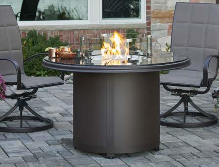 Supercast top on Graphite Grey powder-coated metal base or Marbleized