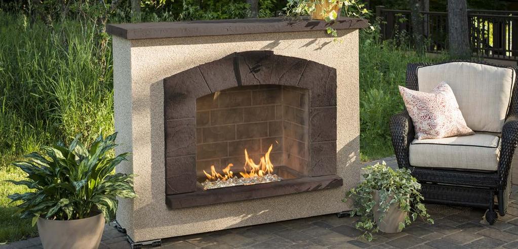 outdoor gas fireplaces Make your outdoor room memorable with a beautiful gas fireplace. These gas fireplaces make a statement that your friends and family won t forget.