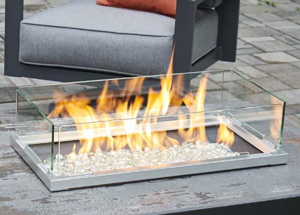 functional table by covering the burner with one of our stylish
