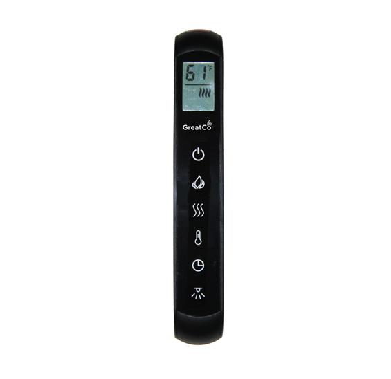Full feature remote control thermostat with sleep timer CSA tested and approved for safety specifications GBL-44 with amber lighting MODEL W1 W2 W3 13.