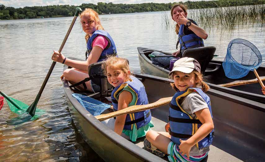 WATER EXPLORATION CANOE/KAYAK CAMP Weeks of June 25, July 9, July 30, August 6 and August 13 Campers learn paddling skills and canoe/kayak safety as they experience the beauty of Camp Christmas Tree