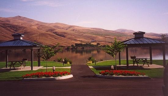 TV, water and sewer). The resort has more than 1,000 feet of frontage on the Snake River.