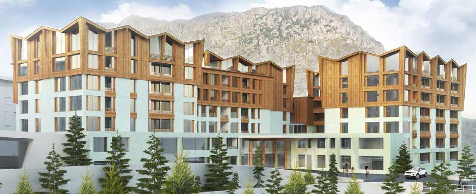 selectively over the next five years: CHF 150 million: Family hotel CHF 5-20 million: Additional apartment buildings CHF 5-10 million: Restaurants in the valley