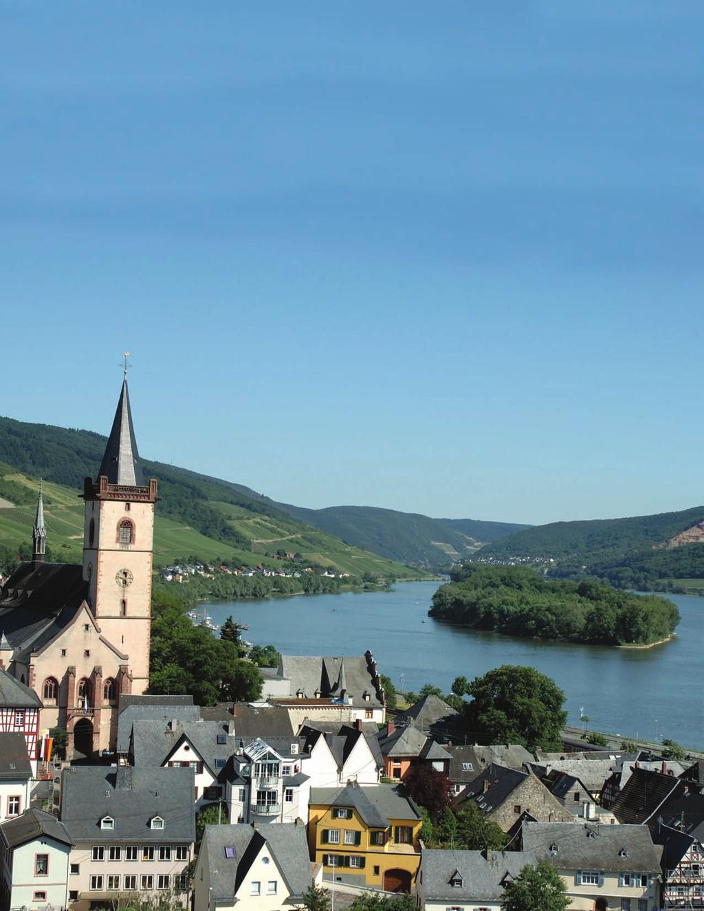 CHAPTER 1 The Magnificent Rhine From a distance, the Rhine River and its surroundings look like something from a fairy tale. Thickly forested hills rise from the banks of the river.