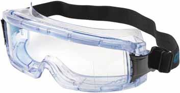 Deluxe Anti-mist Safety Goggles Wide angle for improved visibility Polycarbonate anti-mist lens Wide elastic headband for added comfort Integral moulded vent for protection against dust, liquid