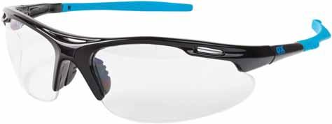 Eye Protection Professional Wrap Around Safety Glasses Soft flexible nose pad and rubber temple tips ensure