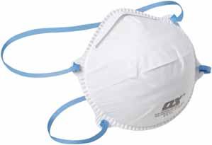 Breathing Protection FFP2 Moulded Cup Respirator 20 Pack Large cup shape design for comfort fit Soft latex straps to minimise irritation Adjustable nose bridge