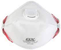 foam nosepiece Assigned protection factor of 10 OX-S246301 15060242333276 One size fits all 1 8 27.