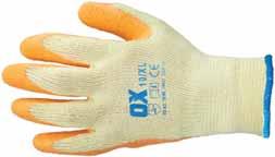 that reduces hand fatigue Conforms to EN388 standards OX-S241608 5060242335532 8 (Medium) 12 120 1.