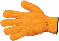 EN388 1113 Orange Criss-Cross Gripper Gloves Comes with hanging display packaging Knitted cotton fabric provides
