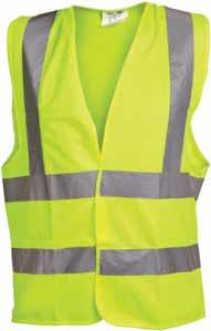 Hi Visibility Vest Made from 100% polyester Velcro front fastening and conforming reflective tape Conform to EN471 Class 2 Yellow Orange Foot Protection Safety Wellington Boots Steel toe & midsole