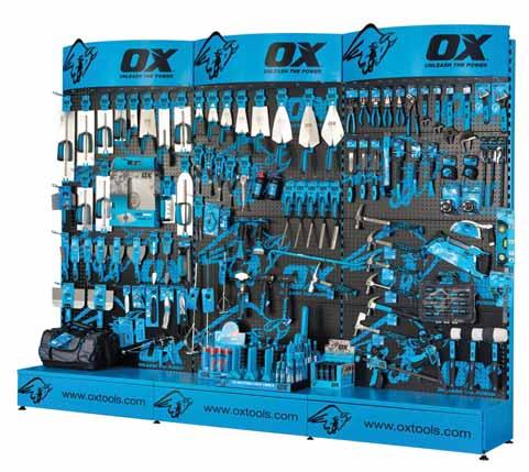 Merchandising stands OX Large Display Stand OXPOS TOOL 1 The perfect option for stocking a complete range of OX