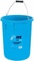 TRADE BLACK BUCKET 15L 15 Litre 3 Gallon capacity Black plastic bucket 10 BOX OX-T110715 5060242330681 15L 10 10 2.