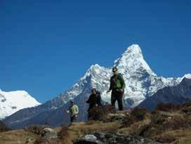 spearheading a trekking adventure to explore the Himalayan region of Nepal.