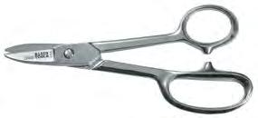 Knives & Cutting Tools Electrician's Scissors Electrician's Scissors - Stripping Notches Upper blade has notches for stripping 19 AWG and 23 AWG wire Designed for telecom and electrical applications