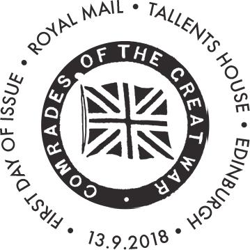 FIRST DAY OF ISSUE POSTMARKS The following first day of issue postmarks will be available for the First World War 1918 Stamps to be issued on the 13 September 2018.