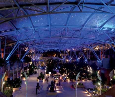 ALTERNATIVE VENUES FESTIVE WALK Its slightly elevated position offer dramatic views of Resort World Sentosa s lively thoroughfare as well as the