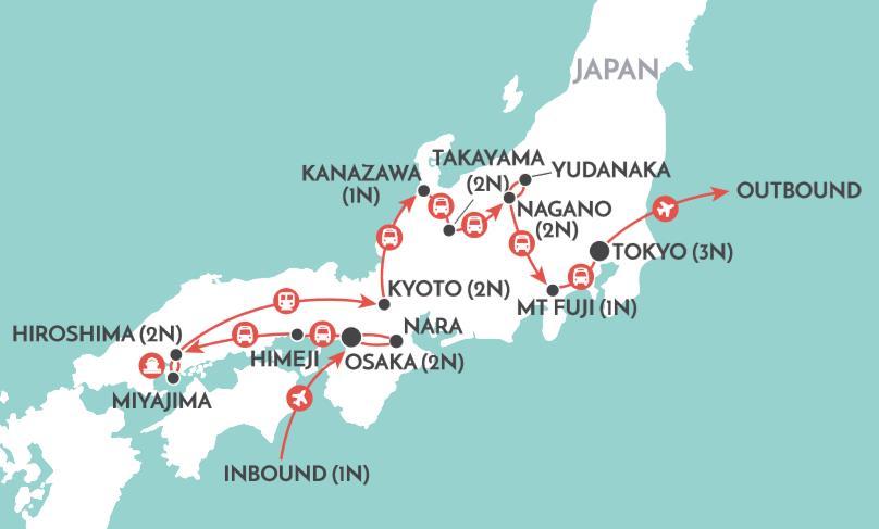 Featuring modern cities, historical sights and beautiful landscapes, Japan Uncovered ensures you get the most out of your trip to this