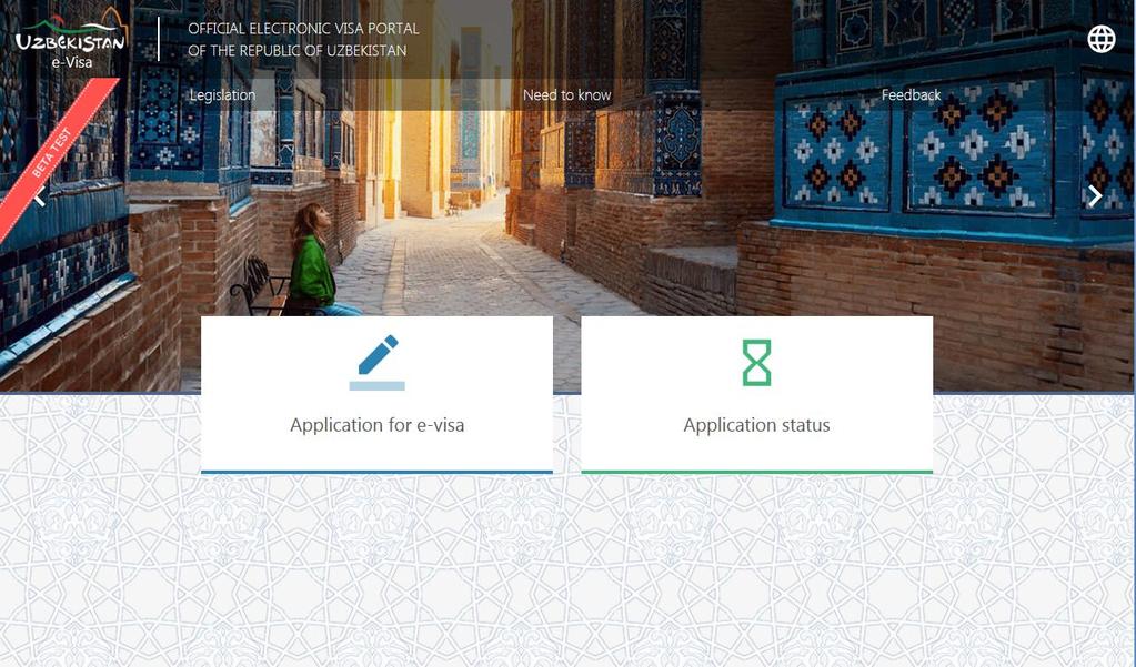 The following information should help you to complete your Uzbekistan Visa Form. Use the following website: https://e-visa.gov.