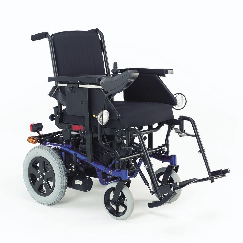 Invacare Spectra Plus Adaptable and practical Adjustability makes the Invacare Spectra Plus the unrivalled market leader for the power chair user who