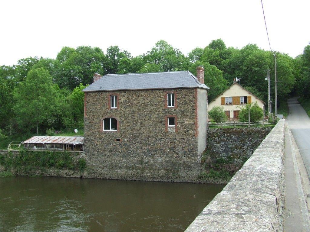 12 A closer view of the old mill and railway halt at Le Bas.