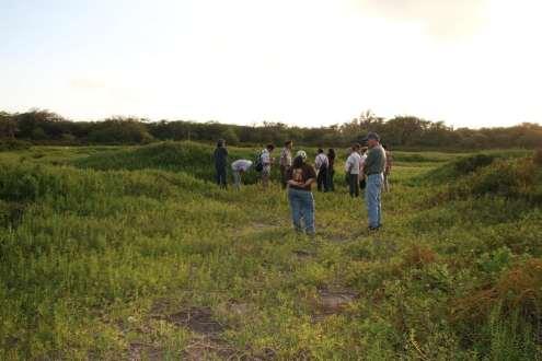 2007 field trip to wetland preserve to discuss