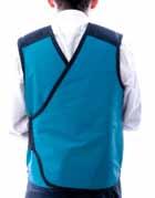 Vest 45: Full protection to front and back with elasticated Velcro flaps for back support and individual comfort.