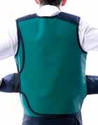 AmRay Protection Both Vest* & Skirt include full overlap in front, offering double protection Full protection to Front and Back