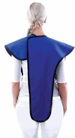 Dental Aprons (Model 10) Designed specifically for patient protection during dental procedures, the intra oral apron is available with or without Thyroid Collar clipped-on.