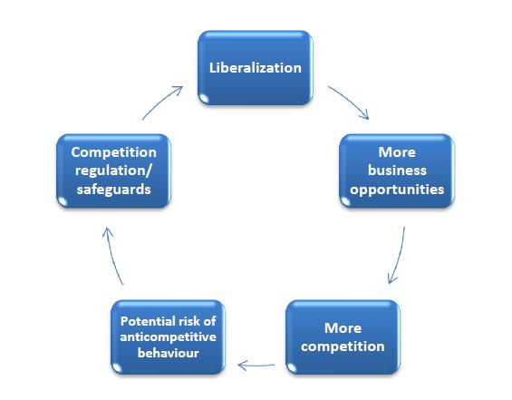 Relationship Between Liberalization and State Action States feel that they must take actions to safeguard