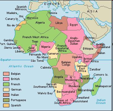 Colonialism Berlin Conference 1884-85 By1914, Africa was almost entirely controlled by European colonial powers Disregarded: This was the