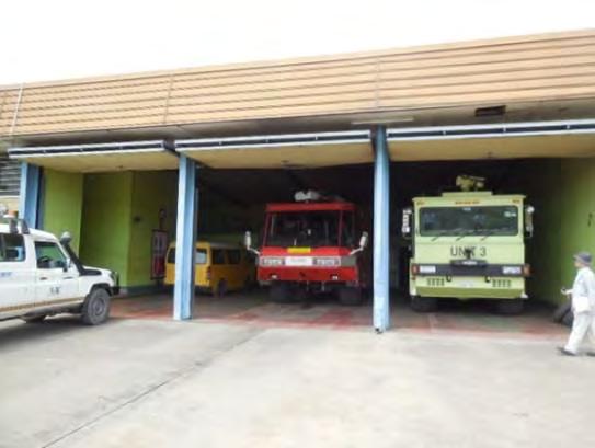 The building is old and outdated. The fire alert/monitoring/communication as well as water pump systems for fire trucks are not properly working.