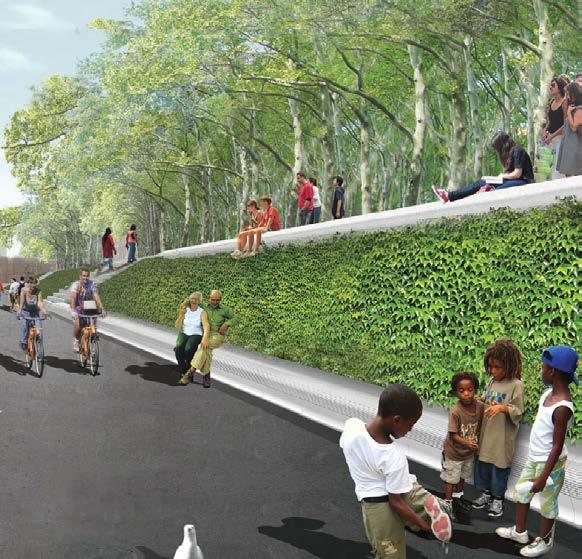 Designing a resilient future Park was already elevated