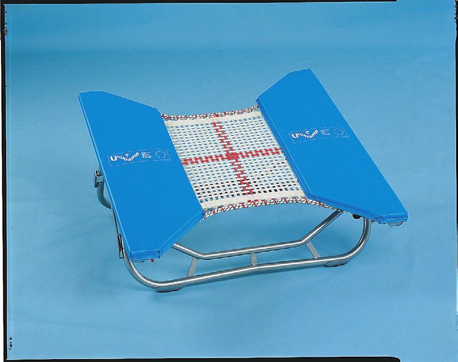 Foam filled side and leg pads which are covered in nylon reinforced PVC. Non-marking floor pads are fitted as standard. Manufactured to FIG specifications.