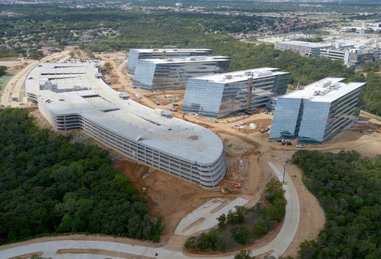 headquarters campus on DFW Airport property AA