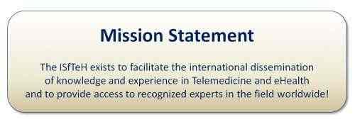 International Society for Telemedicine & ehealth NGO in Official Relation with WHO
