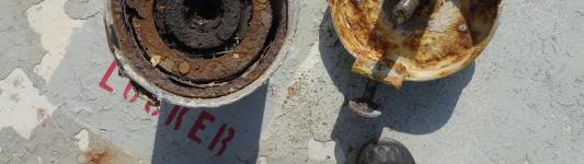 corroded flange