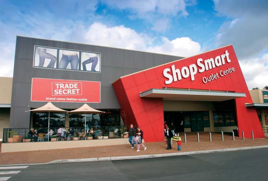 ShopSmart ShopSmart, Mount Druitt, NSW ShopSmart Mount Druitt is a 50 factory outlet centre developed by Stockland and completed in