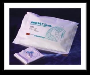 of polypropylene wipes saturated with a solution of 70% isopropanol alcohol and 30% deionized water in a resealable pouch. The pouch opens easily and the wipes are readily dispensed.