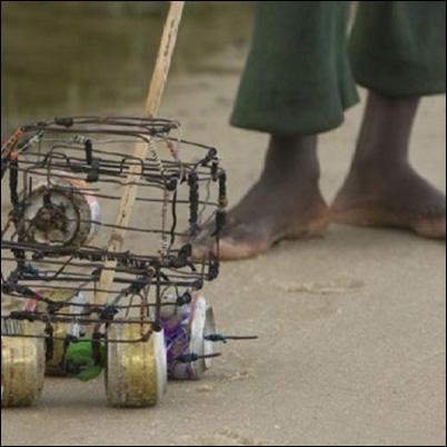 Many children in Africa don t have money to buy toys so they must make their own playthings.