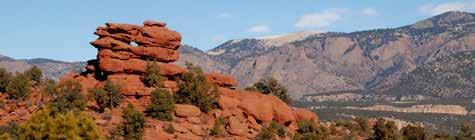 Red CanyoN Park At Red Canyon Park you can explore 600 acres beautiful red rock from the Fountain Formation.