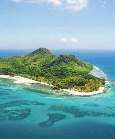 The Art of Beautiful Sainte Anne is built on a 200-hectare private island, affording guests the ultimate