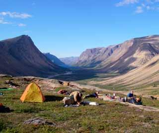 Koroc River valley, which is located in the heart of the Torngat Mountains in the province of Quebec.